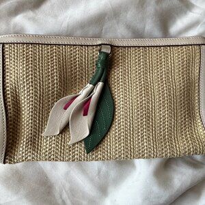 Cole Haan Wicker Clutch Bag- NWOT